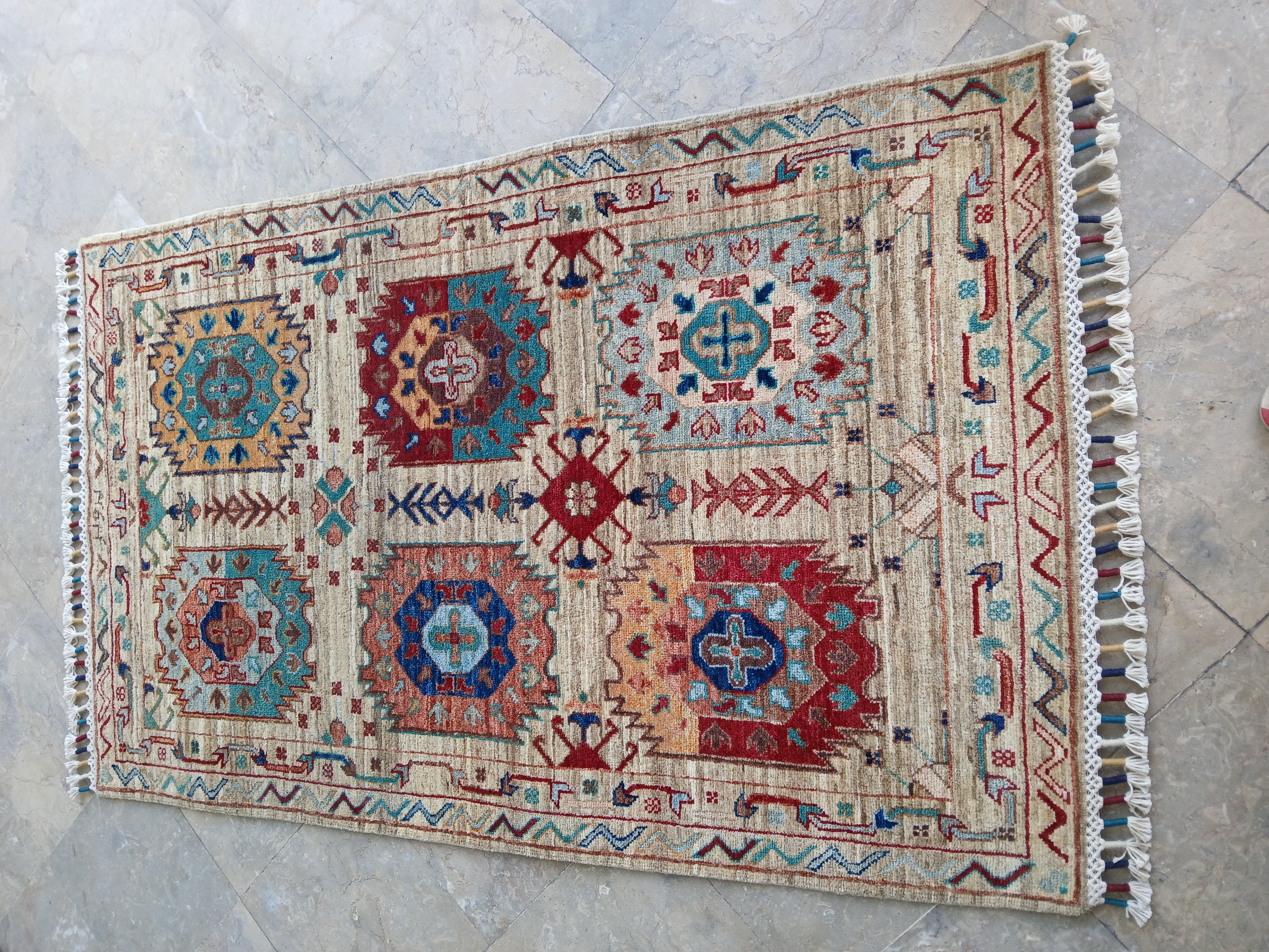 Silk Wool Blend Rug